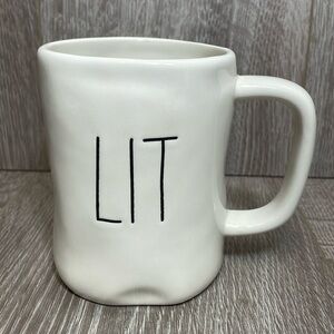 NWT Rare Rae Dunn “LIT” Ceramic Coffee Tea Mug